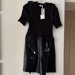 SIMKHAI. Brand new leather dress